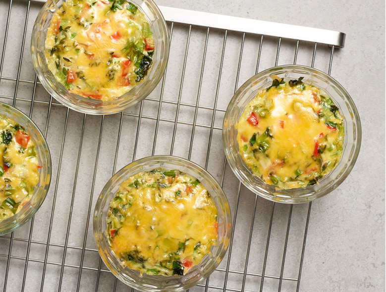 Instant Pot Individual Egg And Vegetable Frittatas